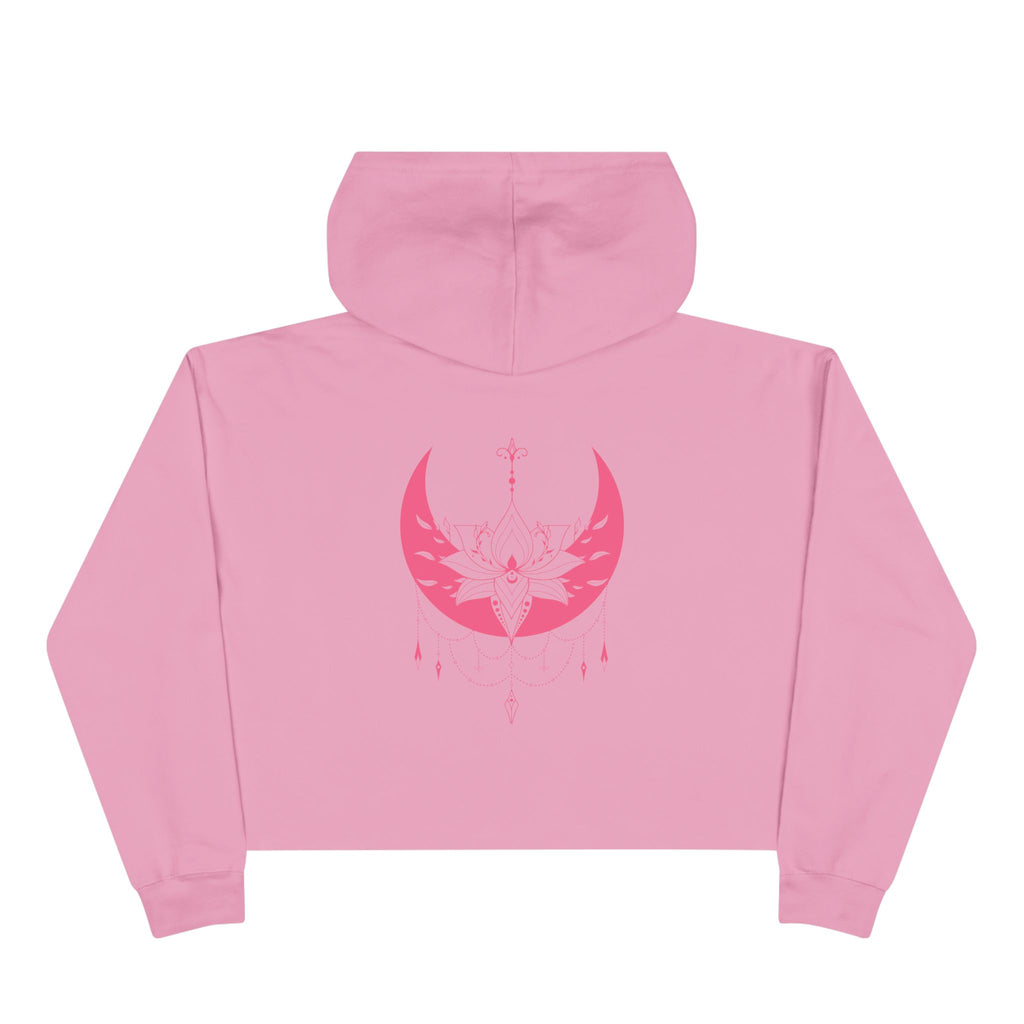 No! Full StopInclusive  Crop Hoodie – Lunar Lotus