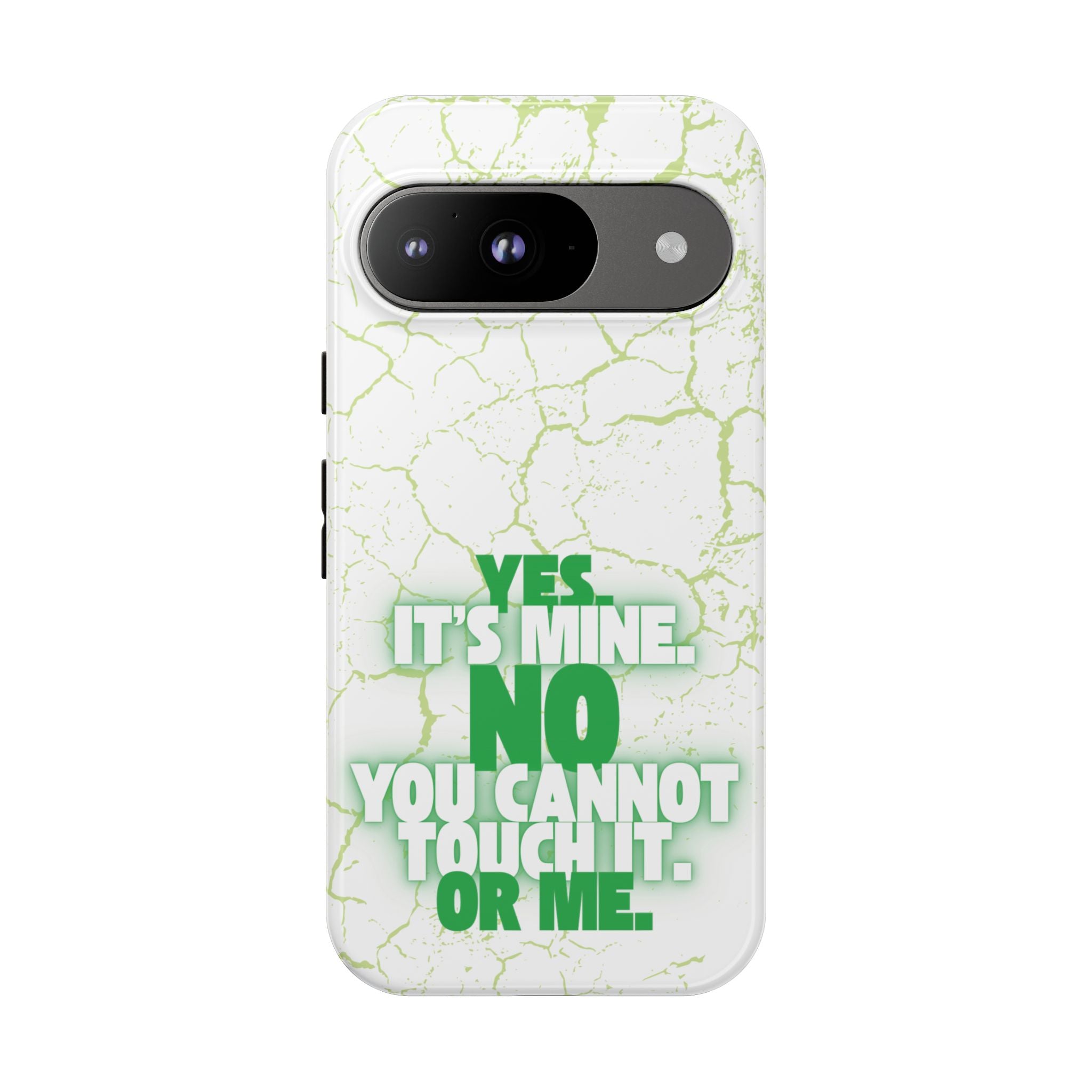 Sassy Quote Marble Crack Phone Case