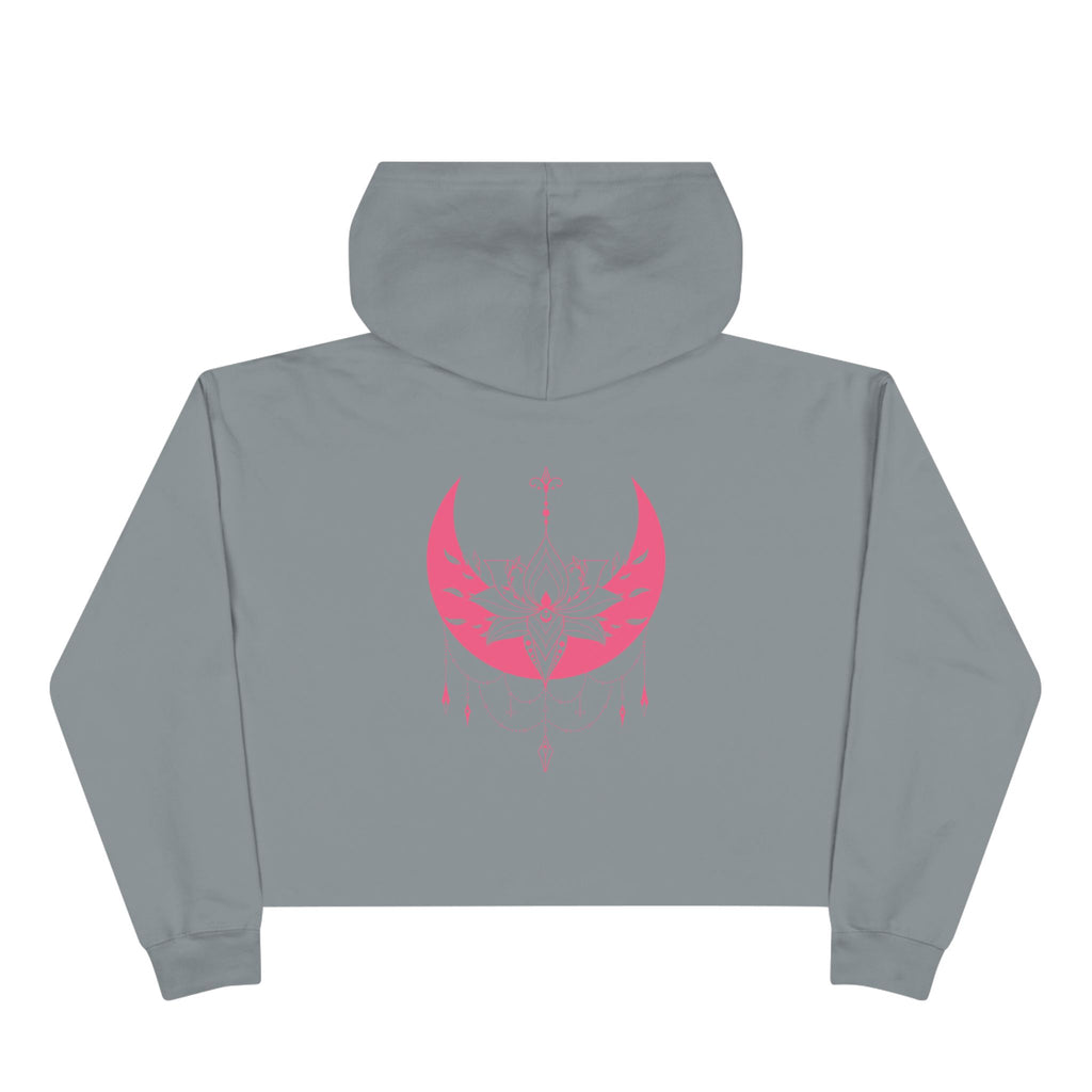 No! Full StopInclusive  Crop Hoodie – Lunar Lotus