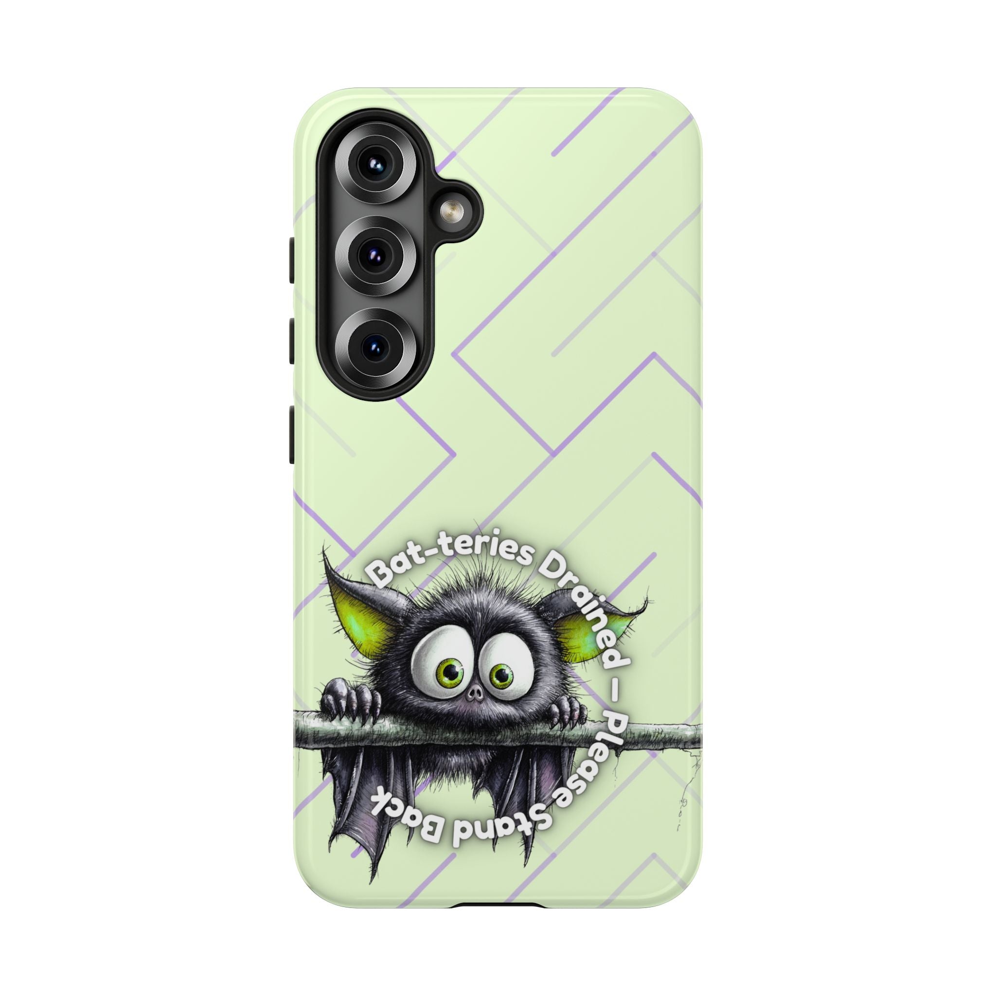 Bat-teries Drained Phone Case – Quirky Bat