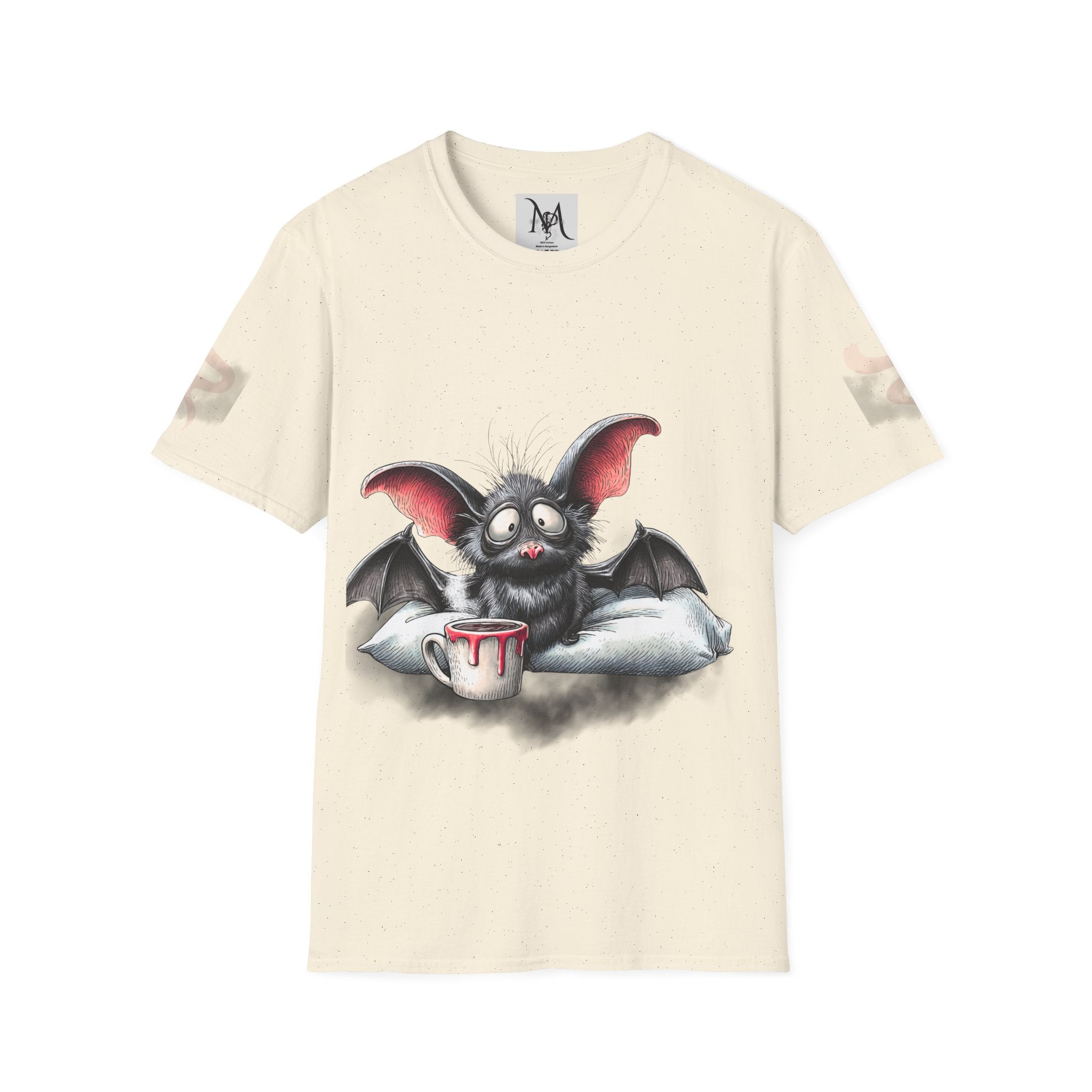 Bat-teries Drained – Cute and Funny Bat T-Shirt