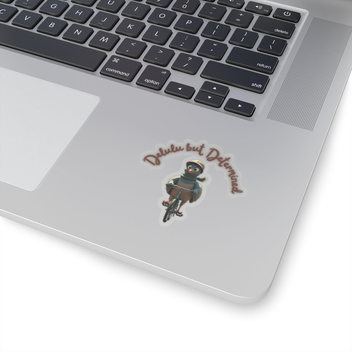 Emotionally Unhinged Pigeon Sticker