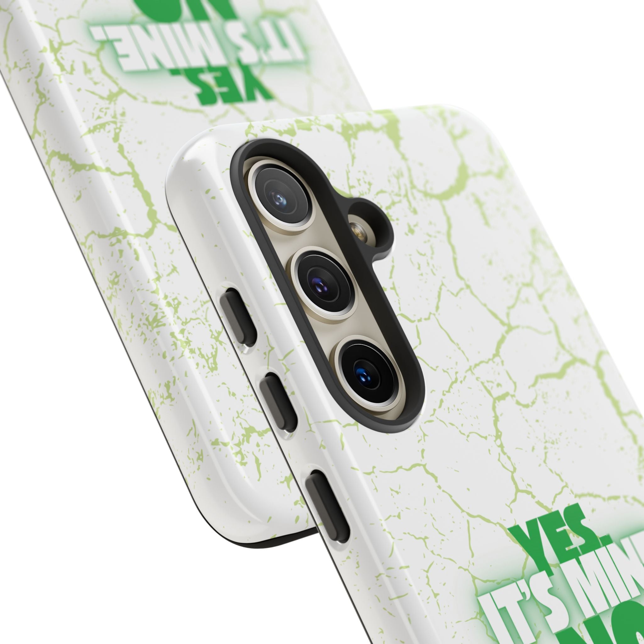 Sassy Quote Marble Crack Phone Case