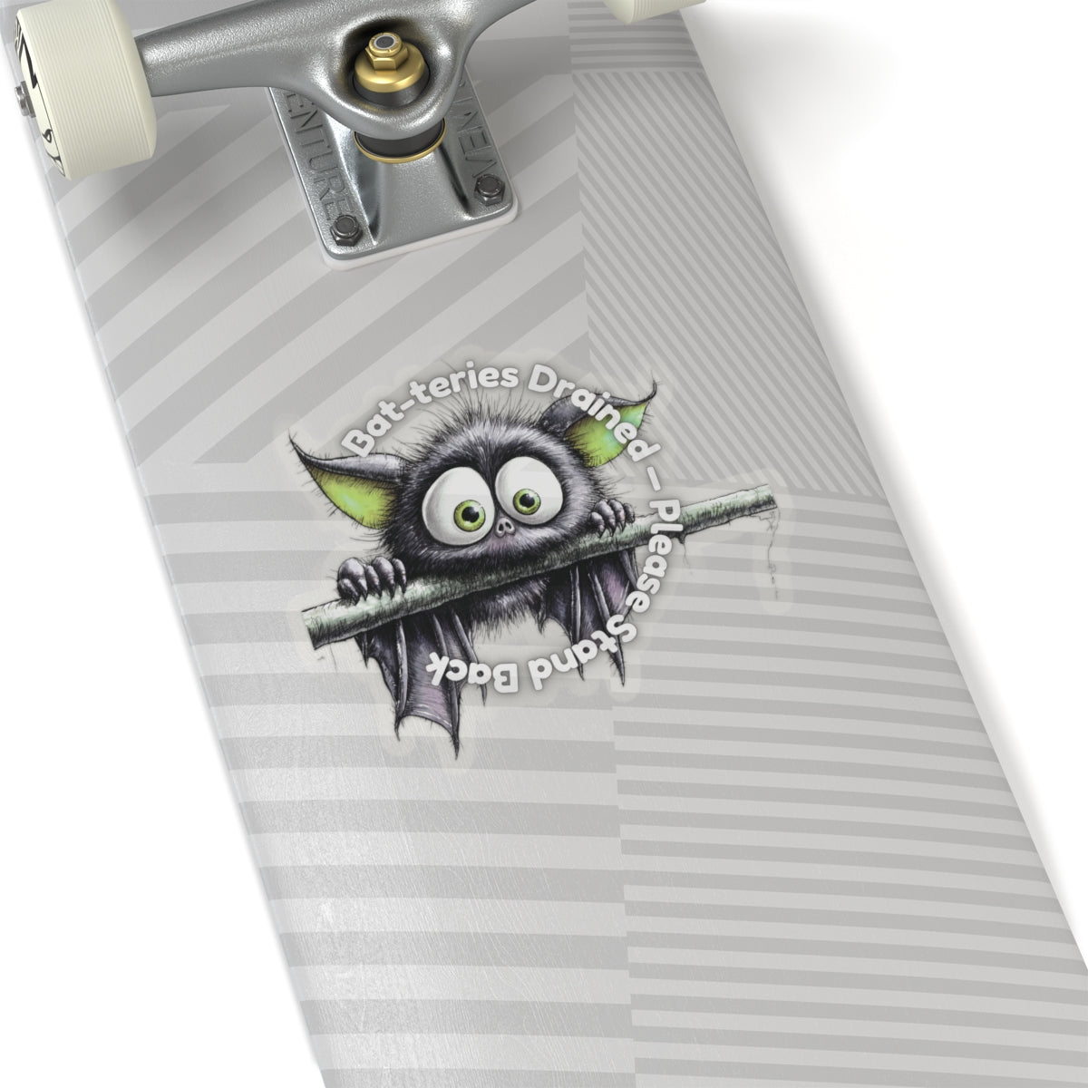 Bat-teries Drained – Bat Sticker