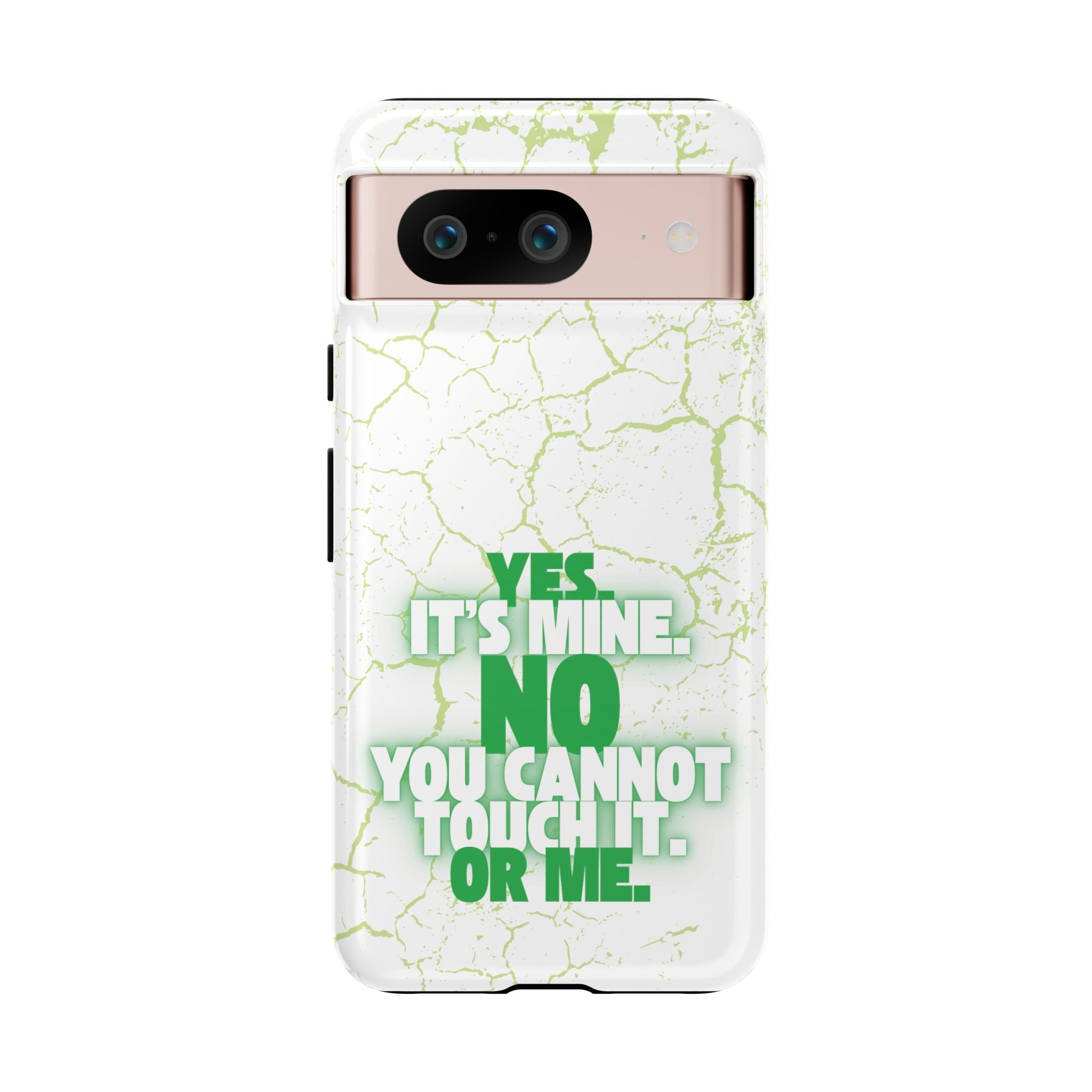 Sassy Quote Marble Crack Phone Case