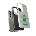 Sassy Quote Marble Crack Phone Case