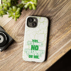 Sassy Quote Marble Crack Phone Case