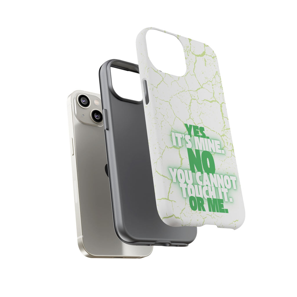 Sassy Quote Marble Crack Phone Case