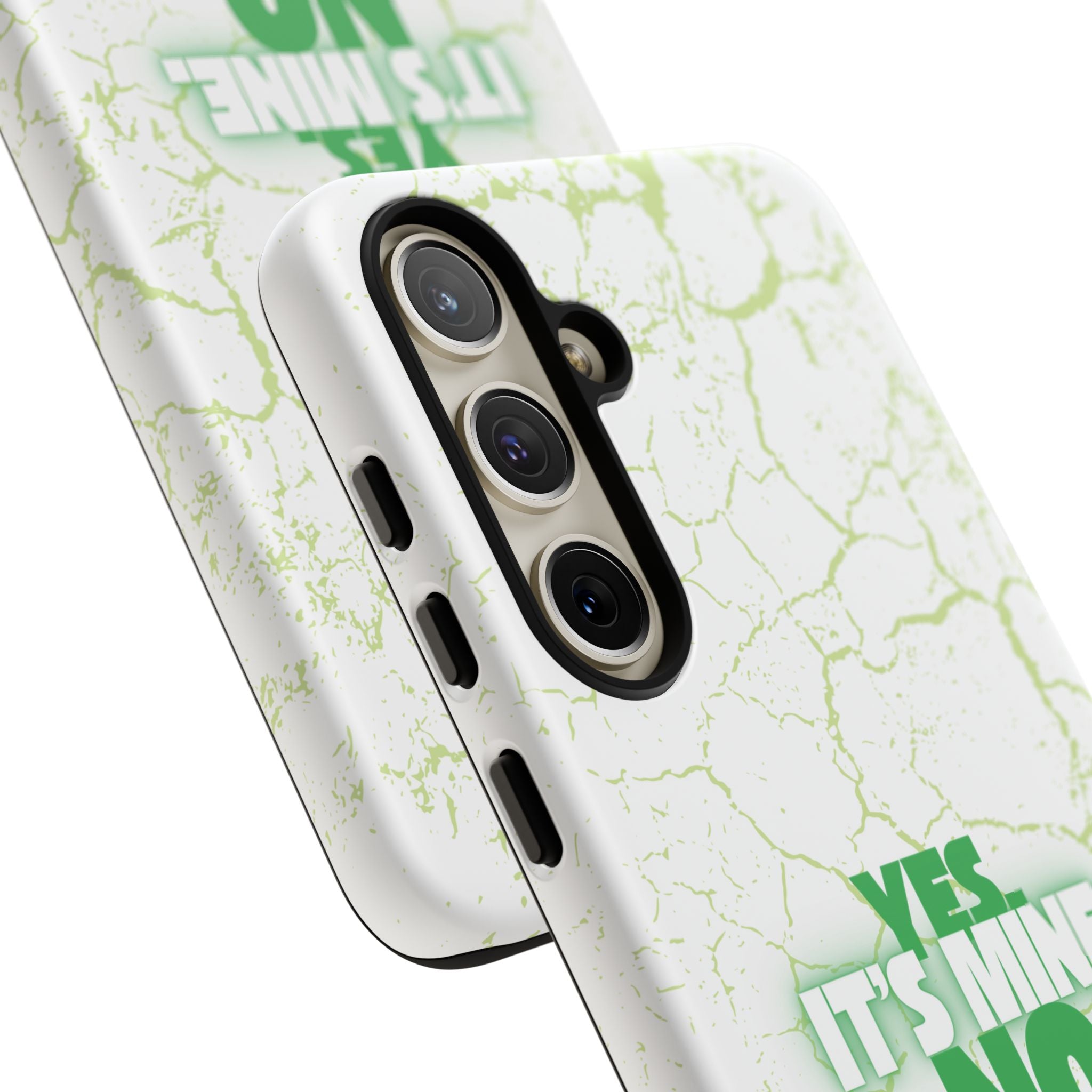 Sassy Quote Marble Crack Phone Case