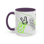 No! Full Stop Mug – Neon Graffiti Bear