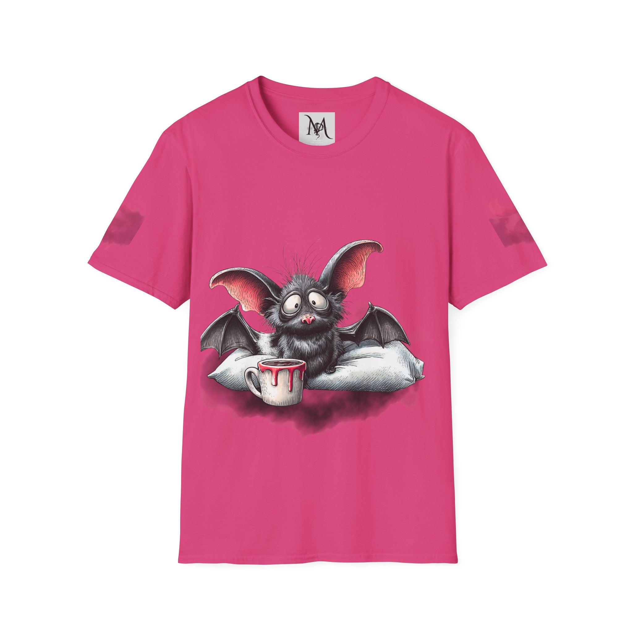 Bat-teries Drained – Cute and Funny Bat T-Shirt