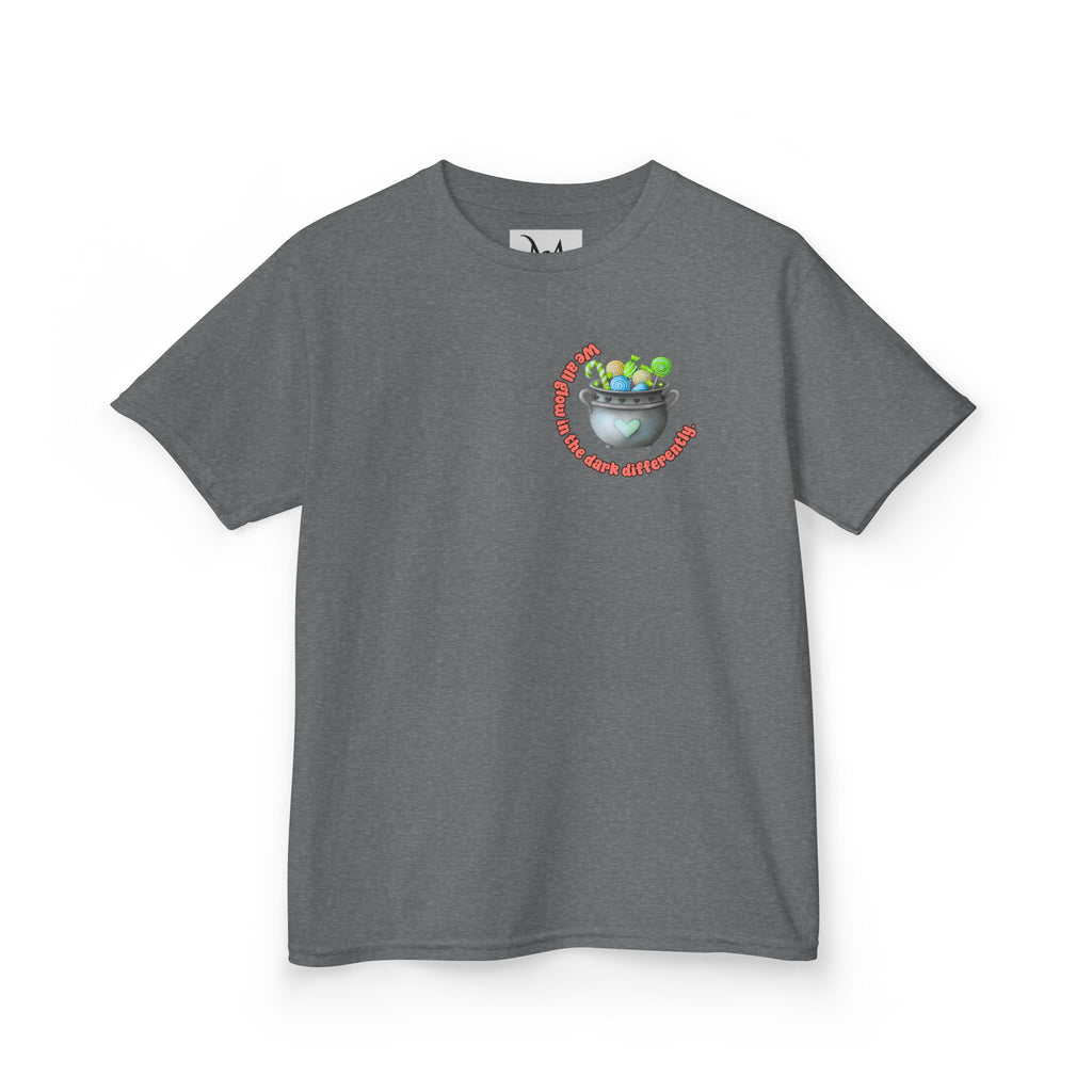 “Boo! Different Brains Are Cool Too” Kids Halloween T-Shirt – Inclusive Slogan Tee