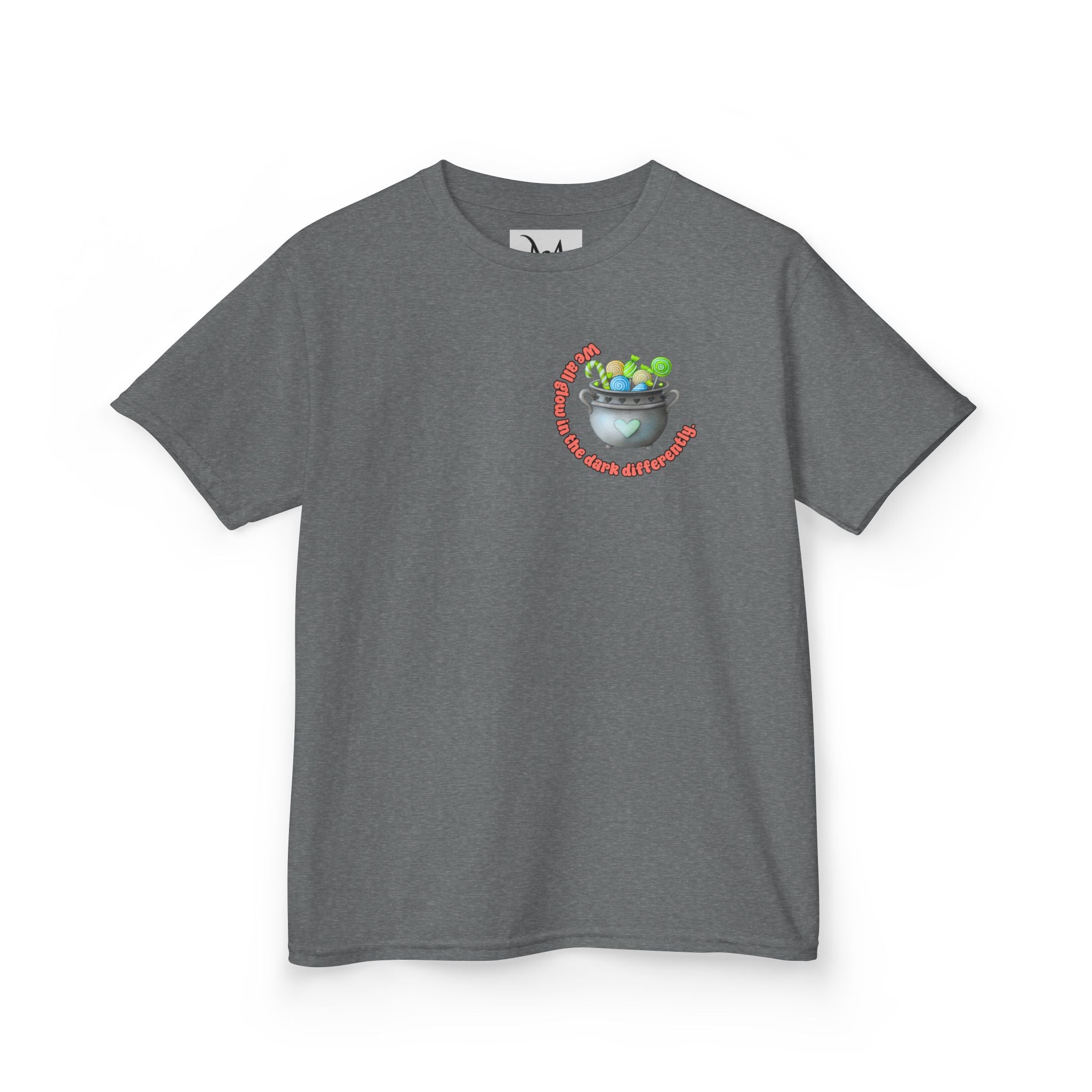 “Boo! Different Brains Are Cool Too” Kids Halloween T-Shirt – Inclusive Slogan Tee