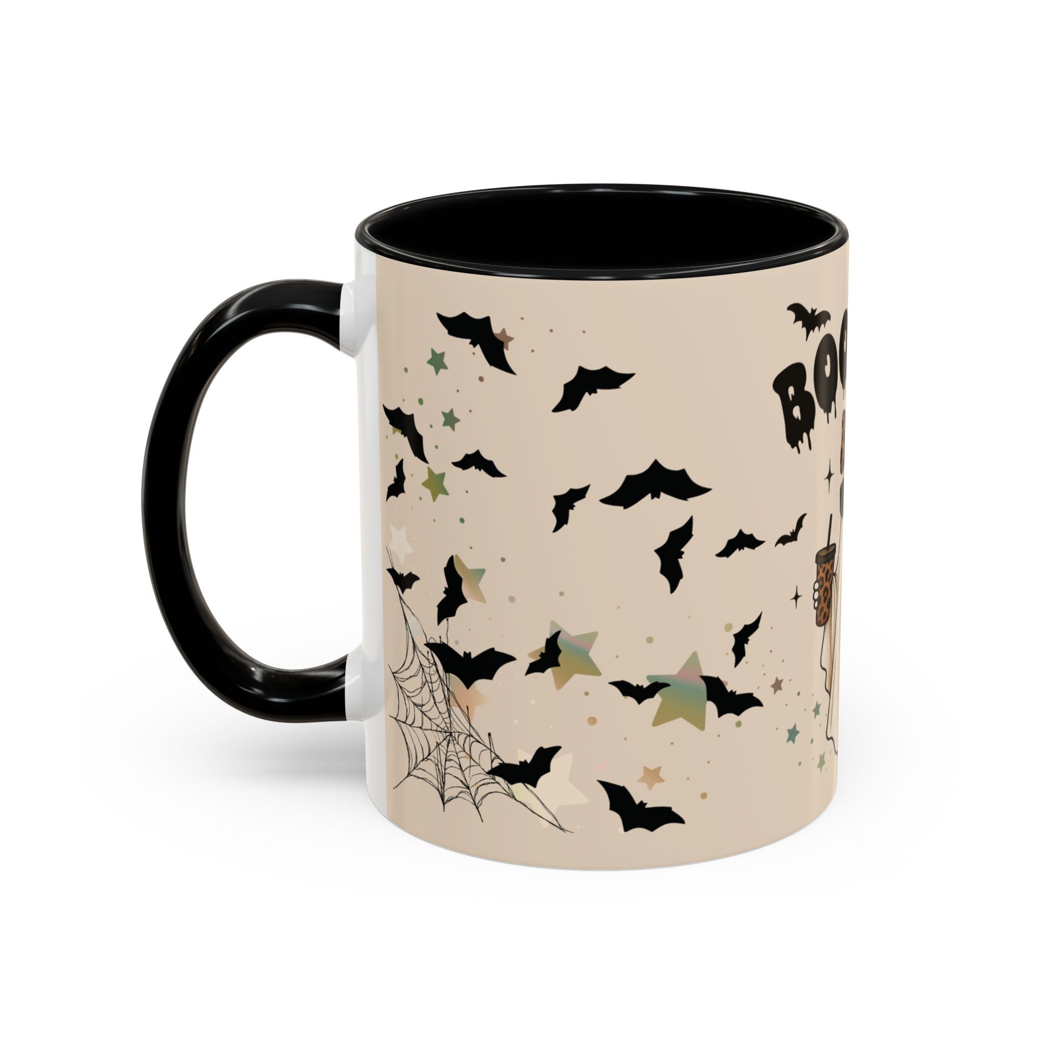 BOO-JEE Ghost Mug – Leopard Print Halloween