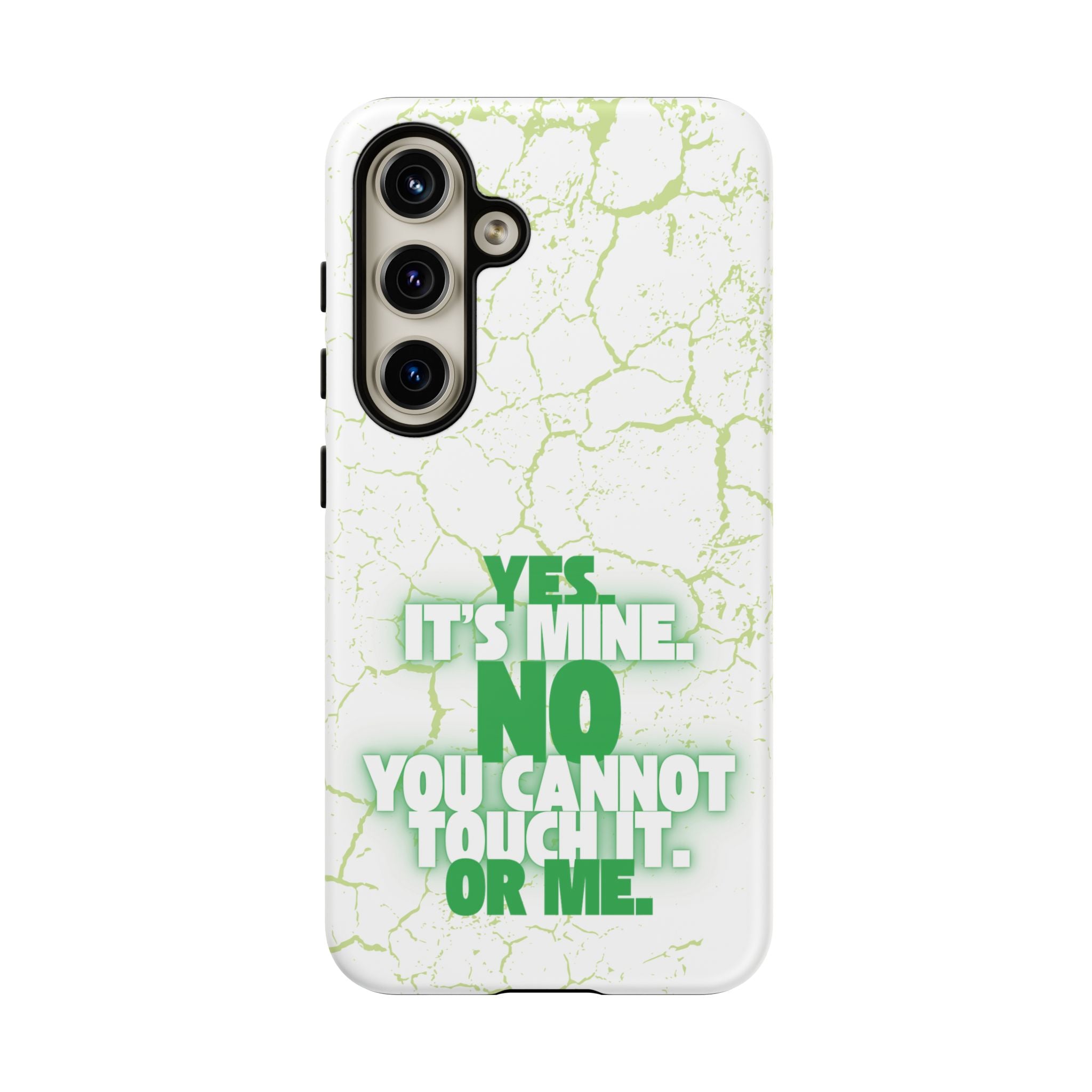 Sassy Quote Marble Crack Phone Case