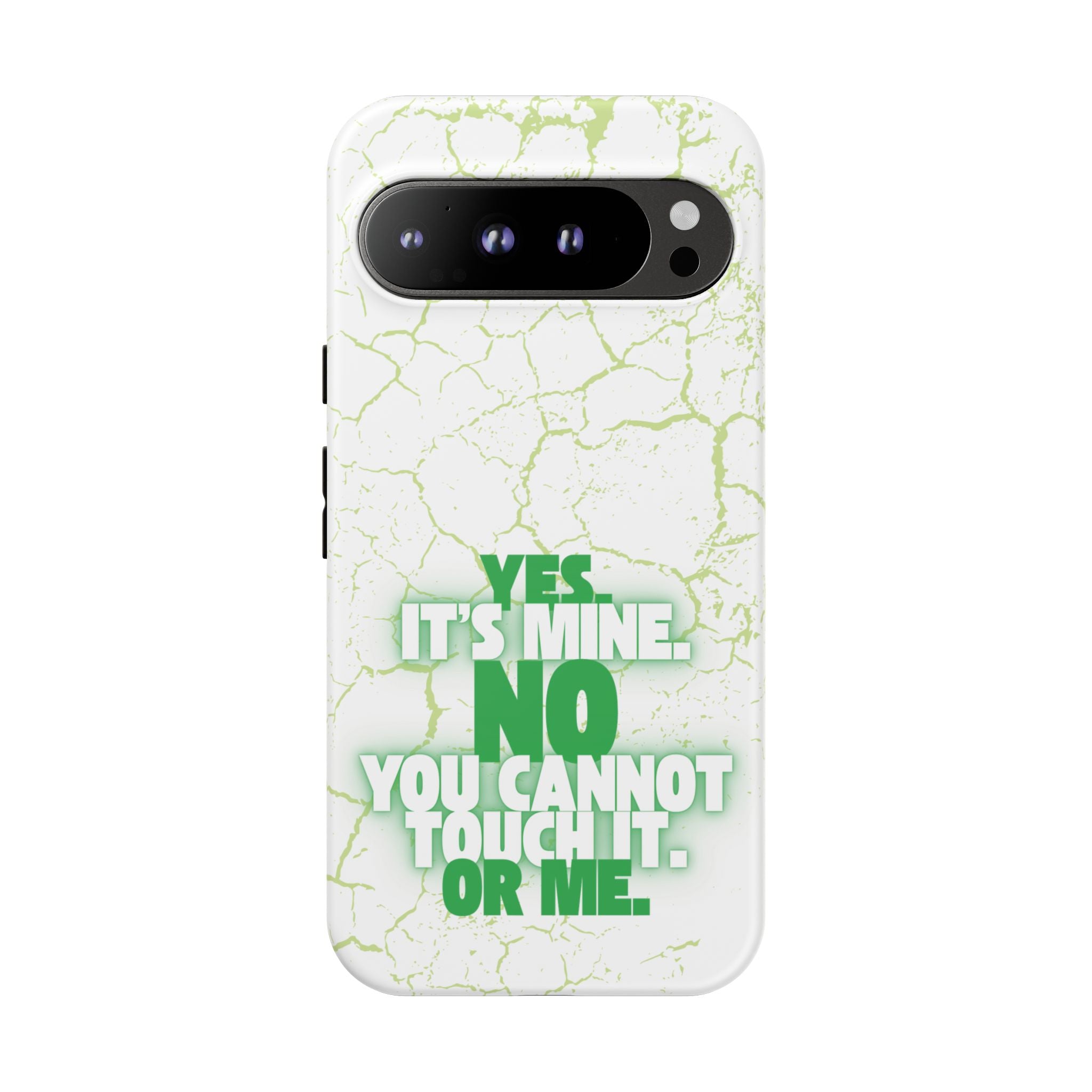 Sassy Quote Marble Crack Phone Case