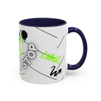 No! Full Stop Mug – Neon Graffiti Bear