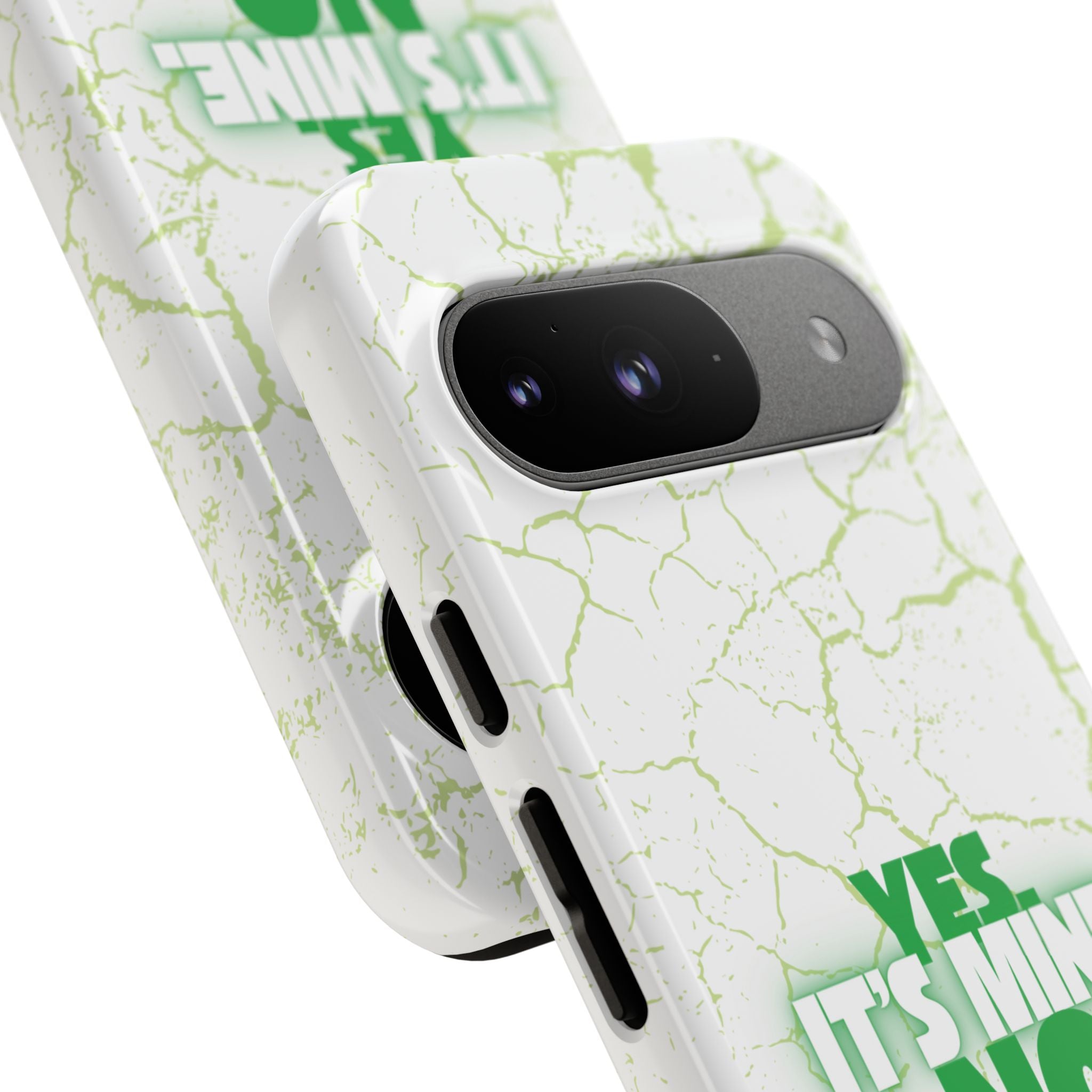 Sassy Quote Marble Crack Phone Case