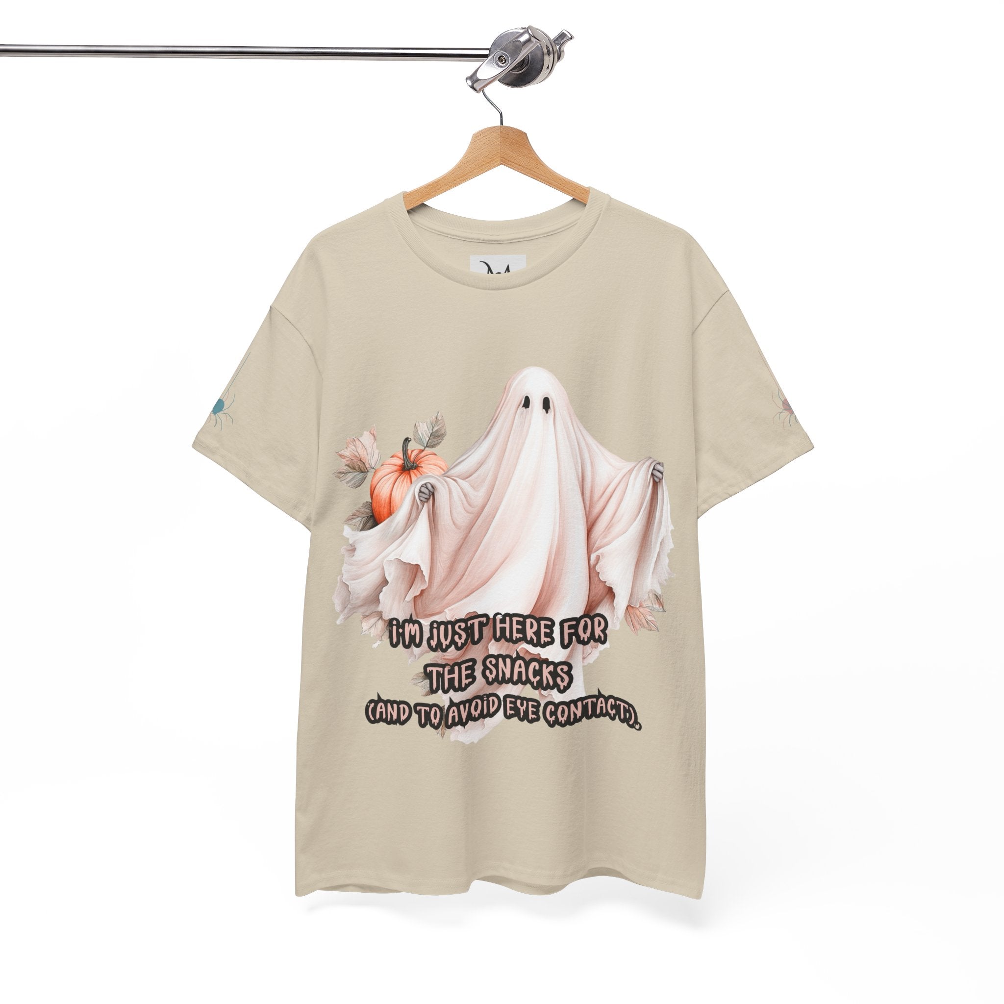 Here for the Snacks (and Avoiding Eye Contact) Halloween Tee