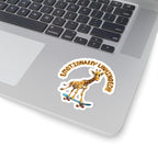 Emotionally Unhinged Giraffe Sticker