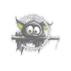 Bat-teries Drained – Bat Sticker