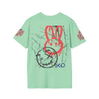 Graffiti Quote Tee – Bold Monochrome