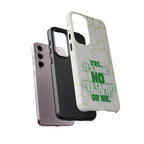 Sassy Quote Marble Crack Phone Case