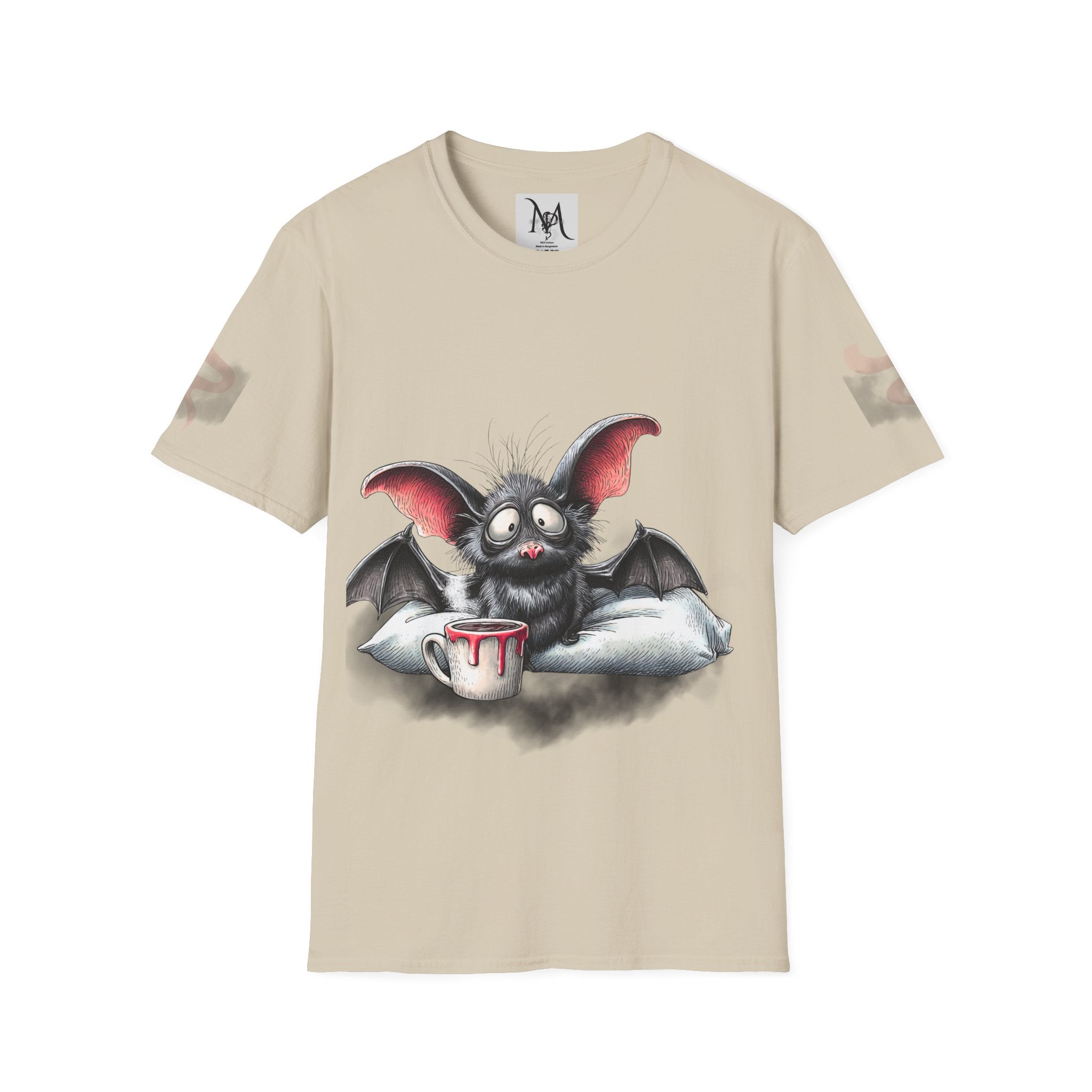 Bat-teries Drained – Cute and Funny Bat T-Shirt