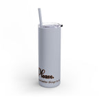 Witch, Please , Skinny Matte Tumbler with Straw (20oz / 600ml)