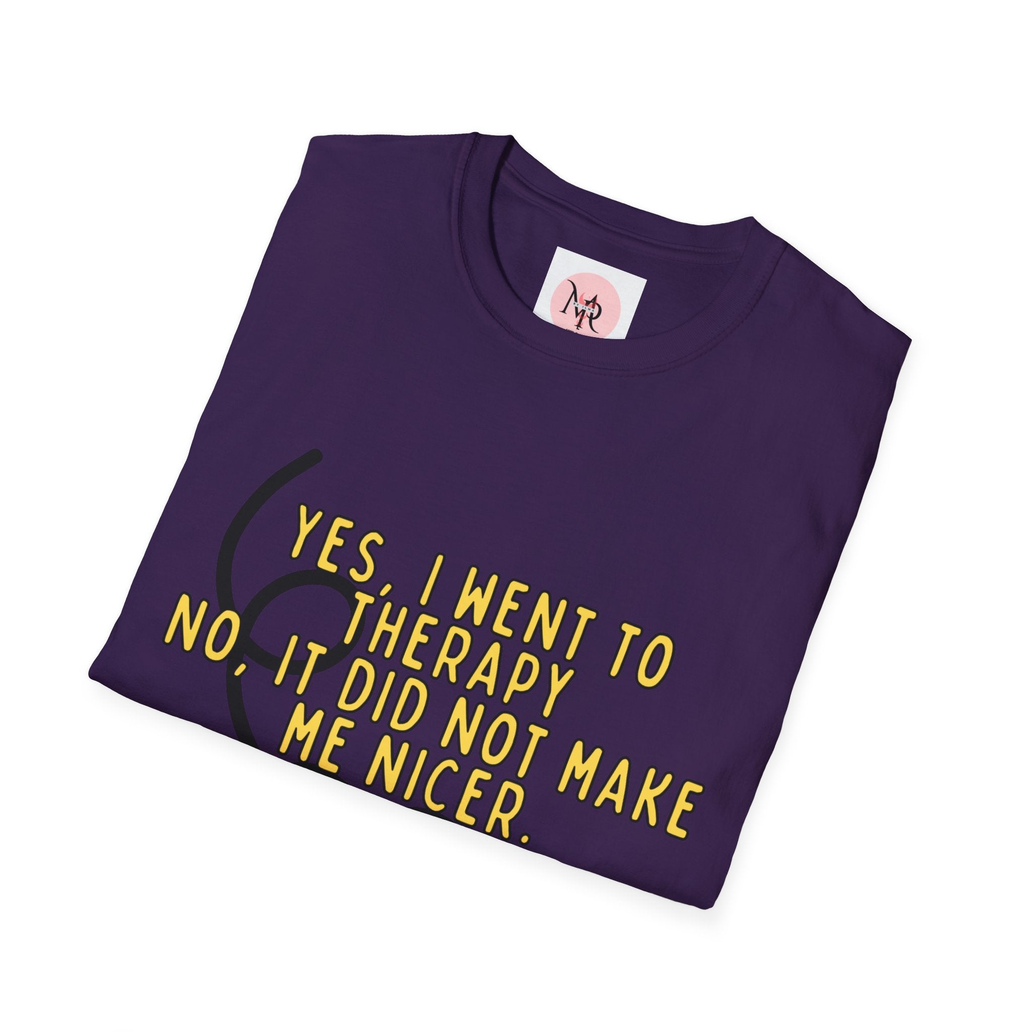 Therapy Didn’t Make Me Nicer Tee – Lightbulb Design