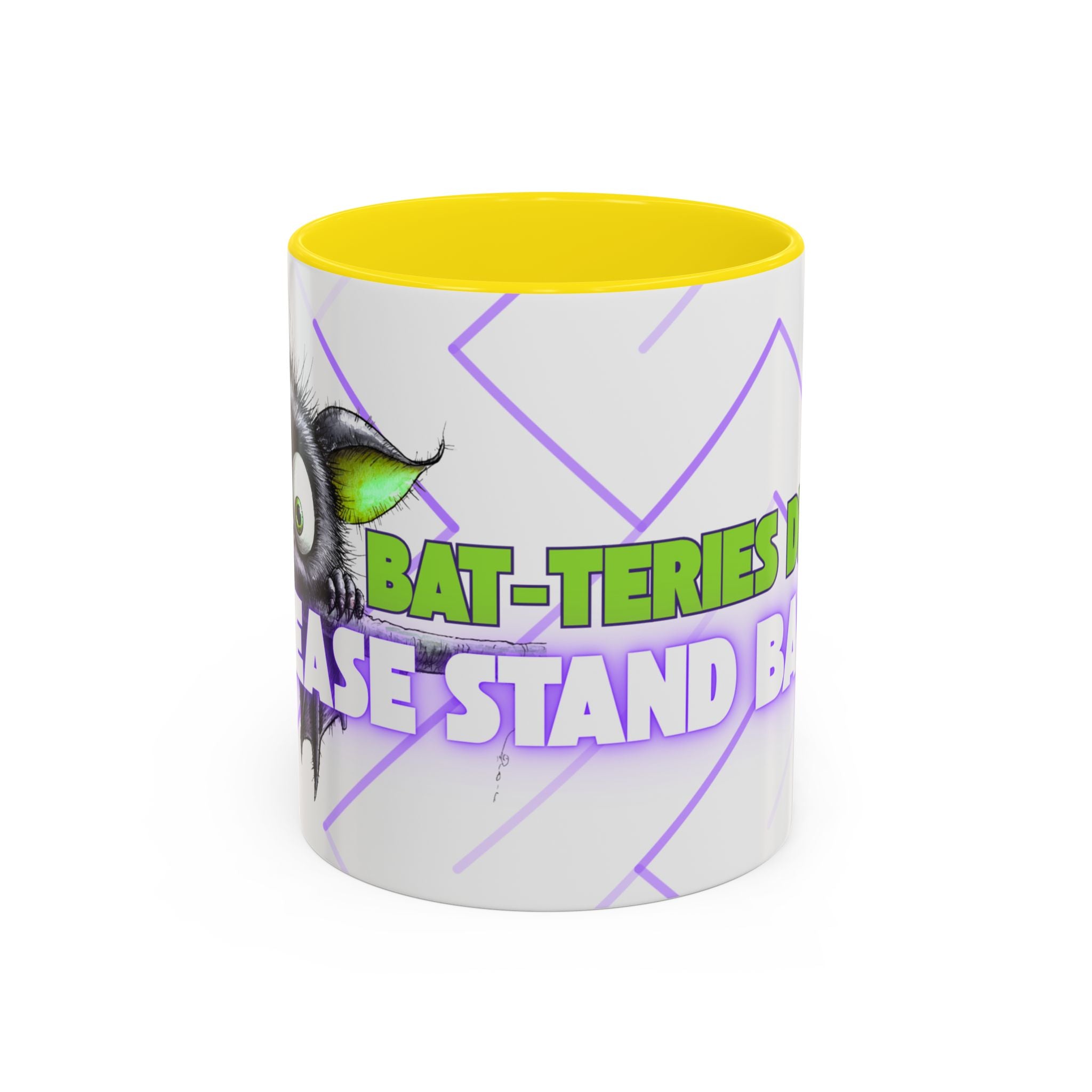 Bat-teries Drained Mug – Quirky Bat Design