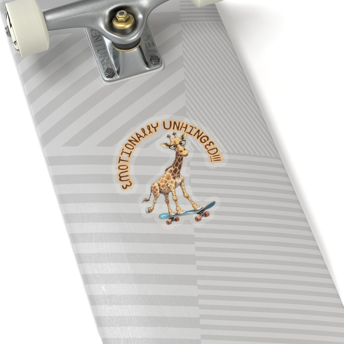 Emotionally Unhinged Giraffe Sticker