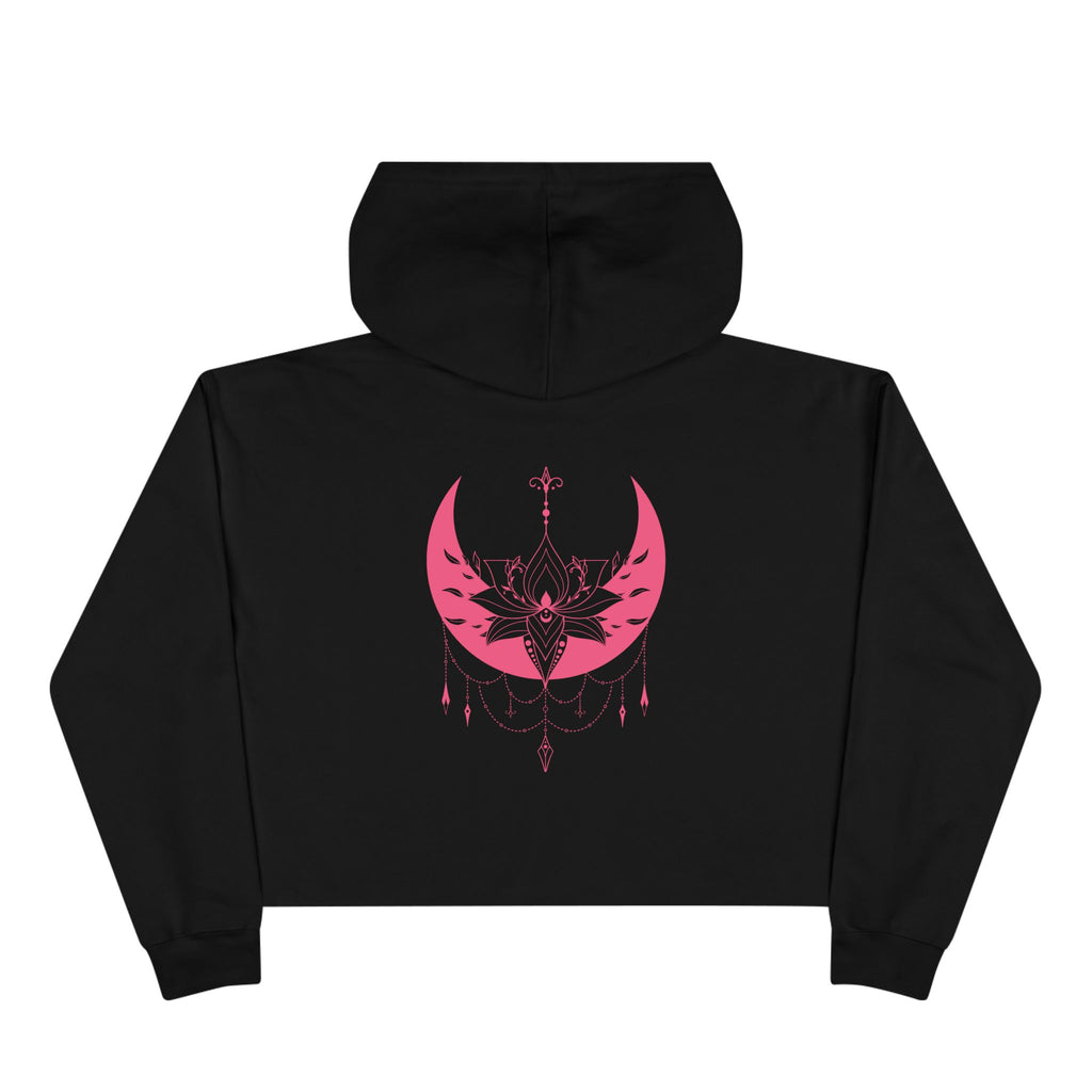 No! Full StopInclusive  Crop Hoodie – Lunar Lotus