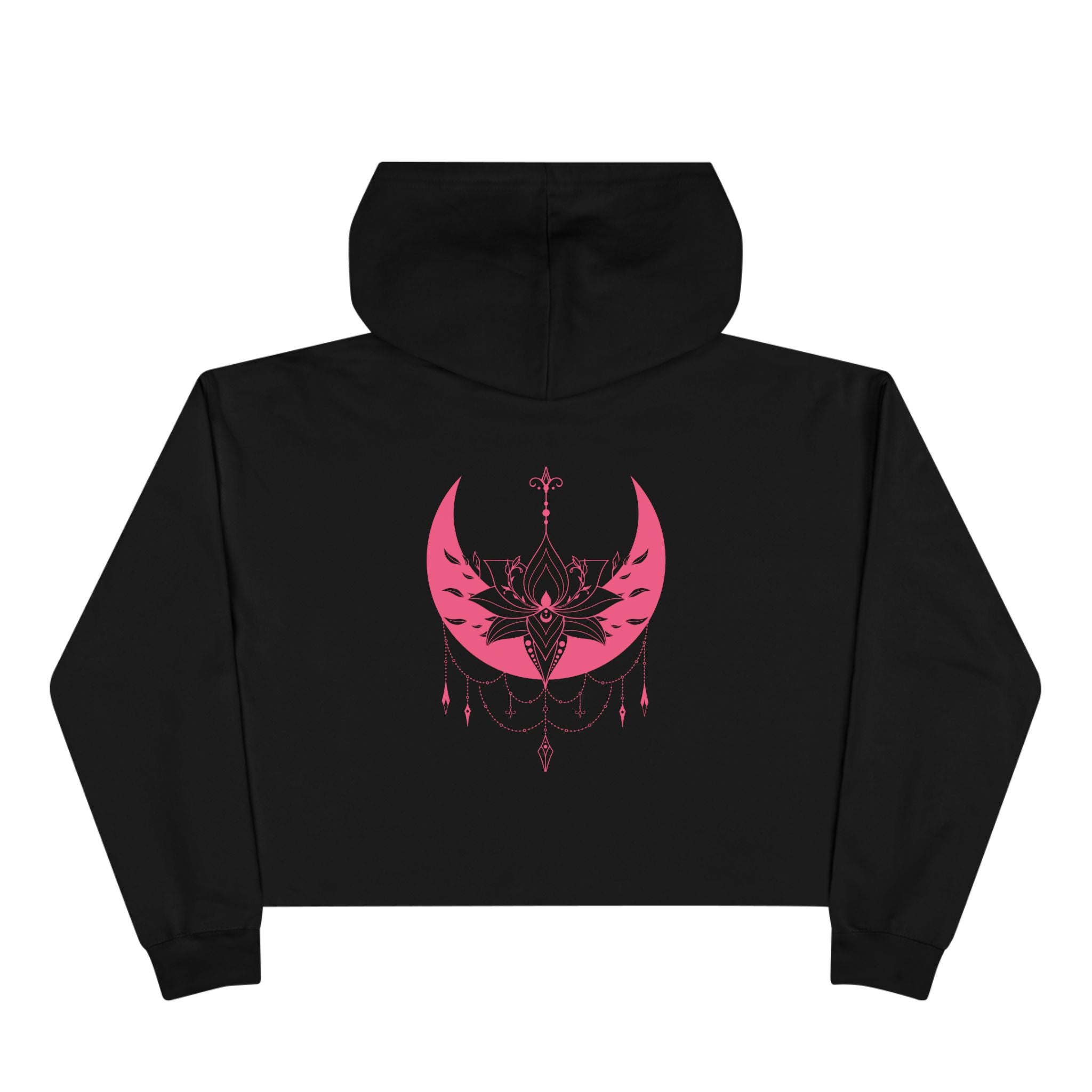 No! Full StopInclusive  Crop Hoodie – Lunar Lotus