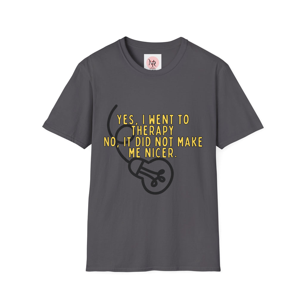 Therapy Didn’t Make Me Nicer Tee – Lightbulb Design