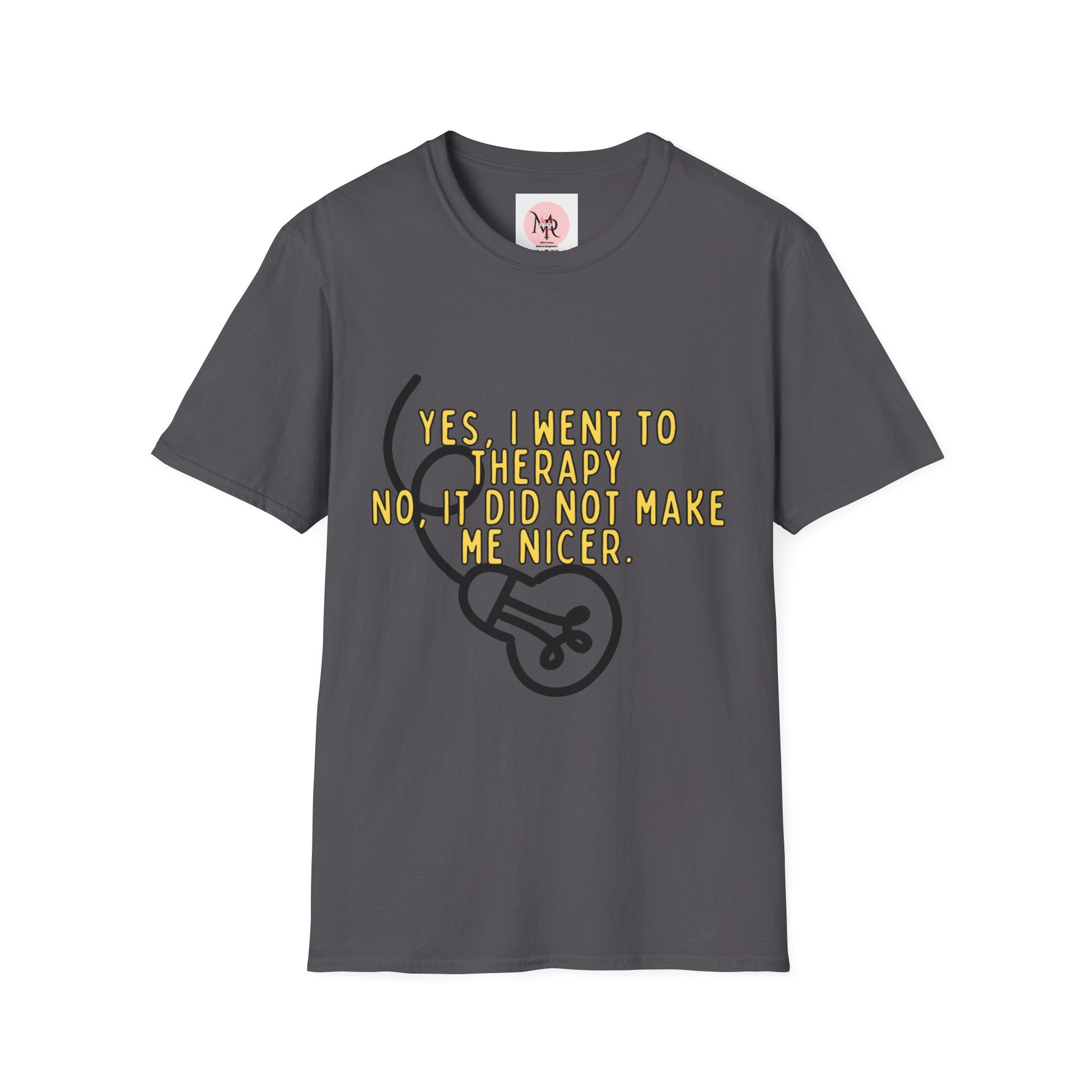 Therapy Didn’t Make Me Nicer Tee – Lightbulb Design
