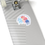 No Eye Contact Jellyfish Sticker