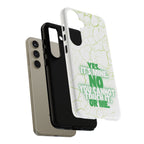Sassy Quote Marble Crack Phone Case