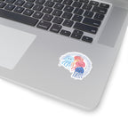 No Eye Contact Jellyfish Sticker