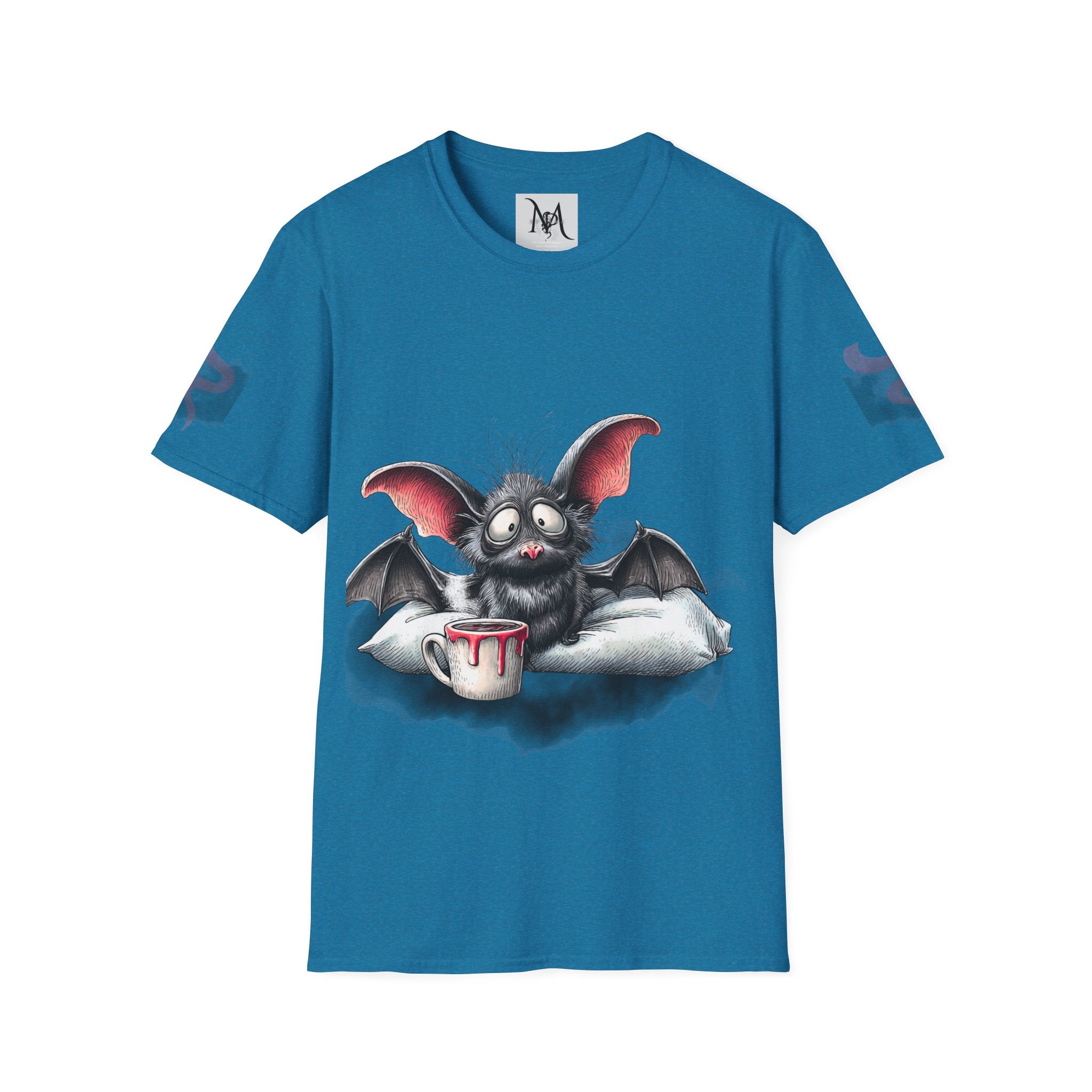 Bat-teries Drained – Cute and Funny Bat T-Shirt