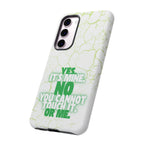 Sassy Quote Marble Crack Phone Case