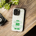 Sassy Quote Marble Crack Phone Case