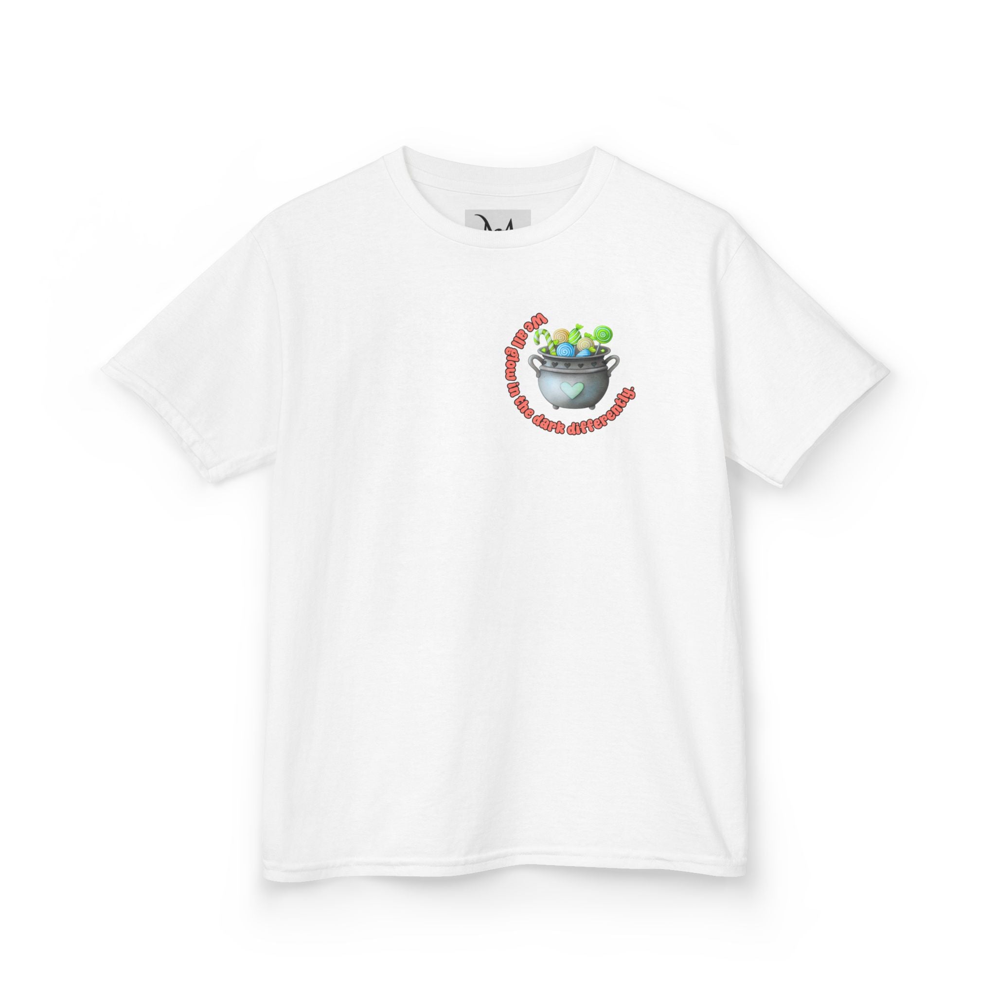 “Boo! Different Brains Are Cool Too” Kids Halloween T-Shirt – Inclusive Slogan Tee