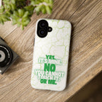Sassy Quote Marble Crack Phone Case
