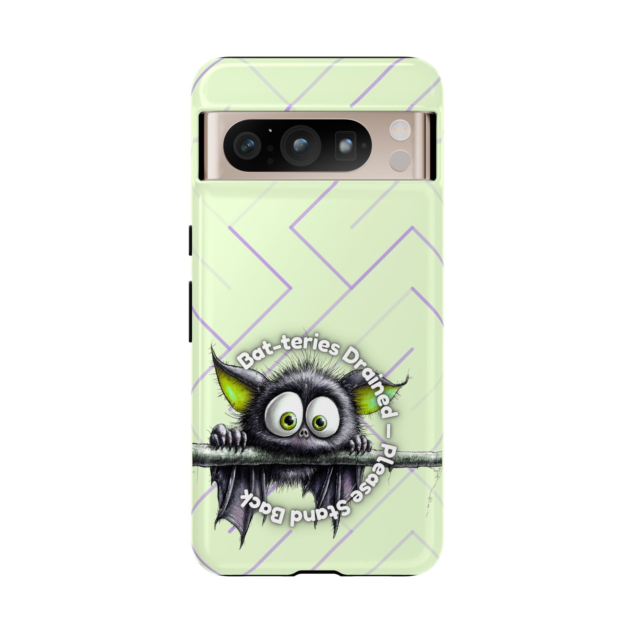 Bat-teries Drained Phone Case – Quirky Bat