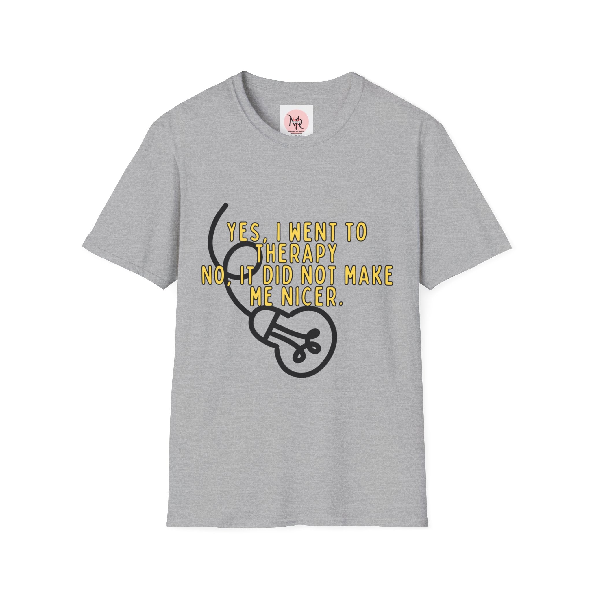 Therapy Didn’t Make Me Nicer Tee – Lightbulb Design