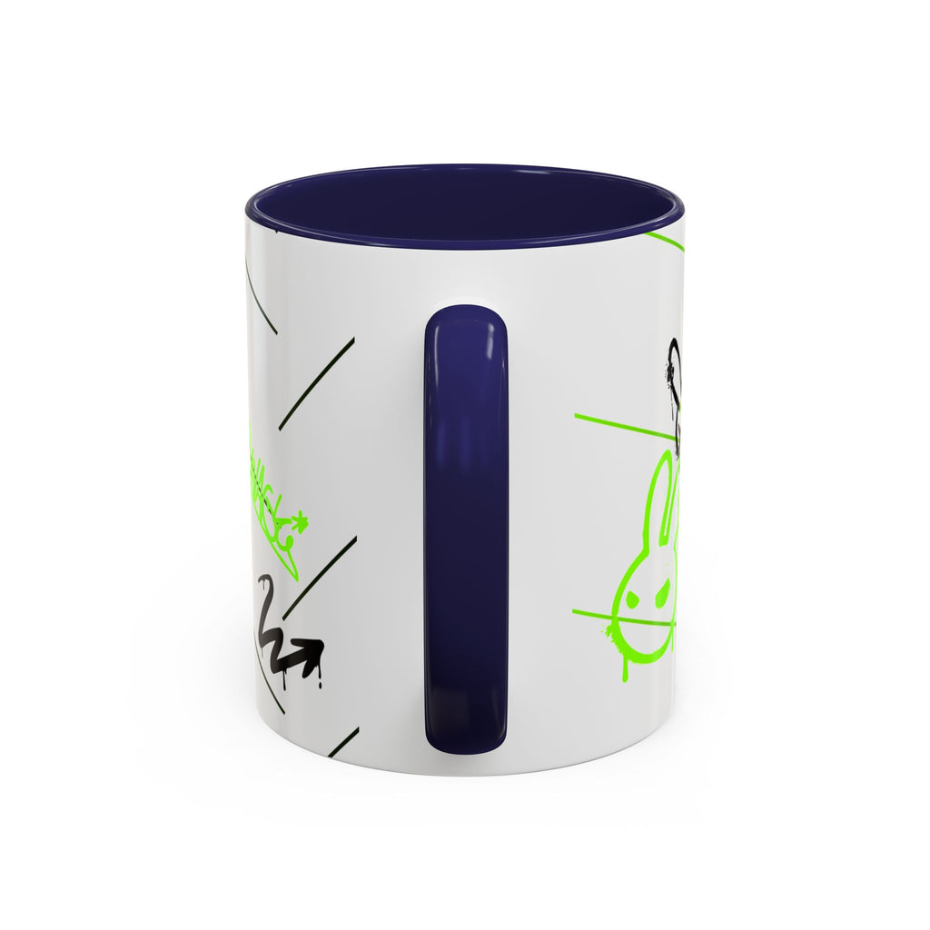 No! Full Stop Mug – Neon Graffiti Bear