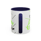 No! Full Stop Mug – Neon Graffiti Bear
