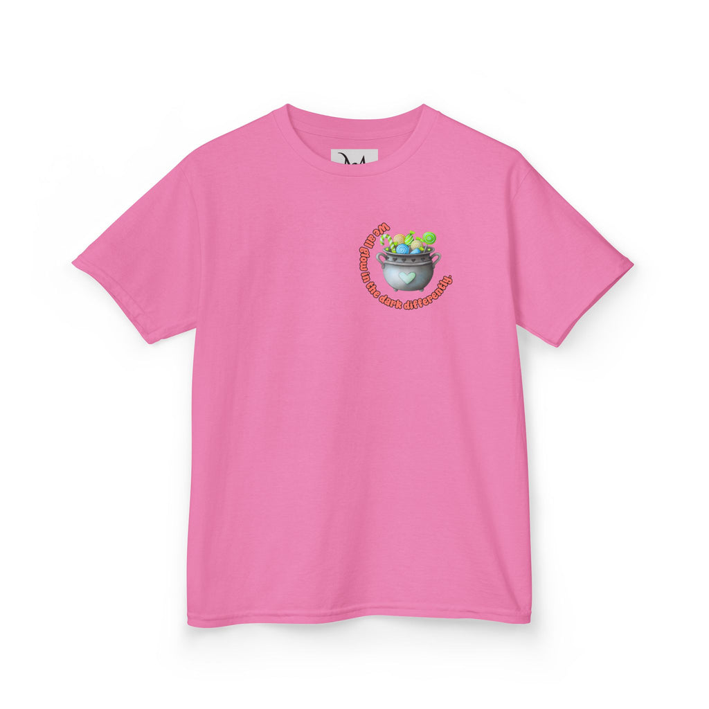 “Boo! Different Brains Are Cool Too” Kids Halloween T-Shirt – Inclusive Slogan Tee