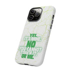 Sassy Quote Marble Crack Phone Case